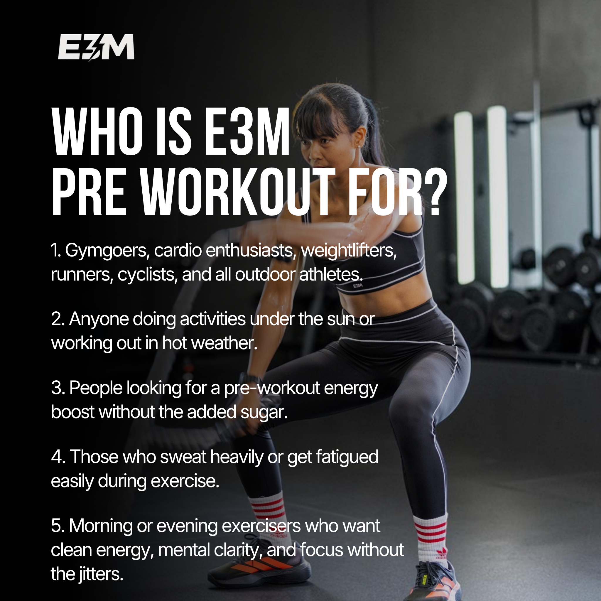 E3M Pre Workout - Trial pack - 5 sachets