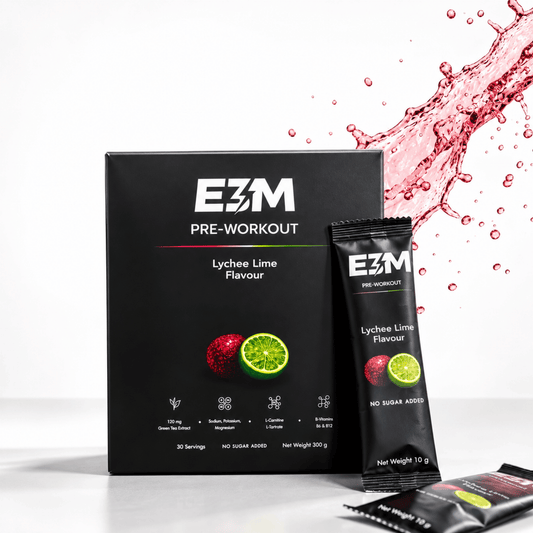E3M Pre-Workout — Lychee Lime | 30 Sachets